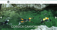 Desktop Screenshot of corsica-canyoning.com